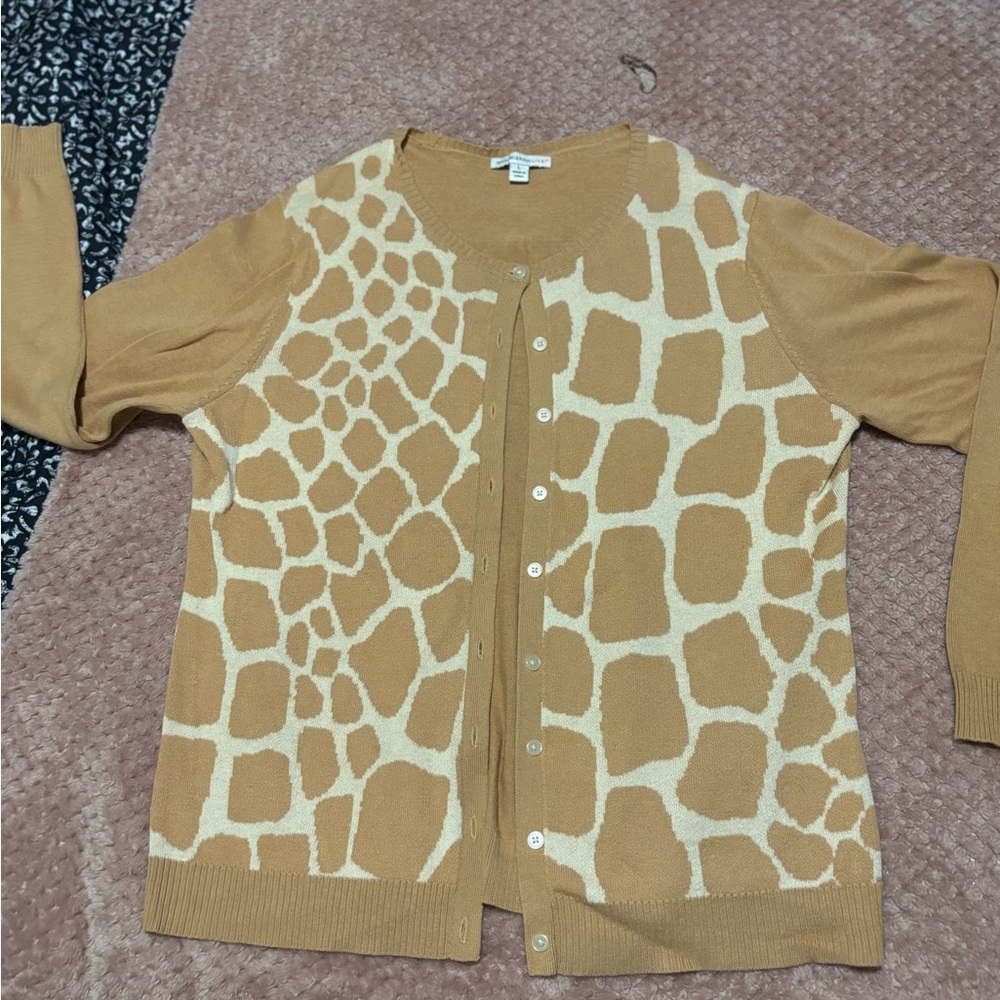 Isaac Mizrahi Tan Knit Sweater